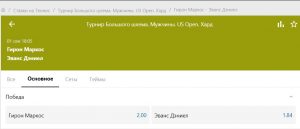 Ставки на исход в большом теннисе